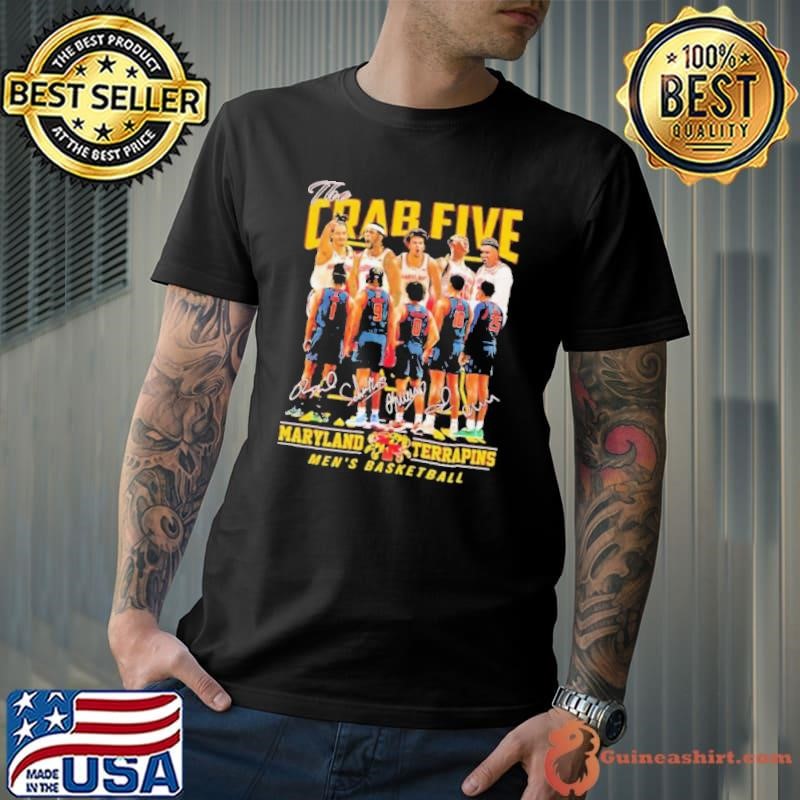 The Crab Five Maryland Terrapins Men’s Basketball Name Signature shirt