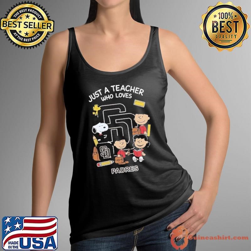The Peanuts just a teacher who love San Diego Padres shirt