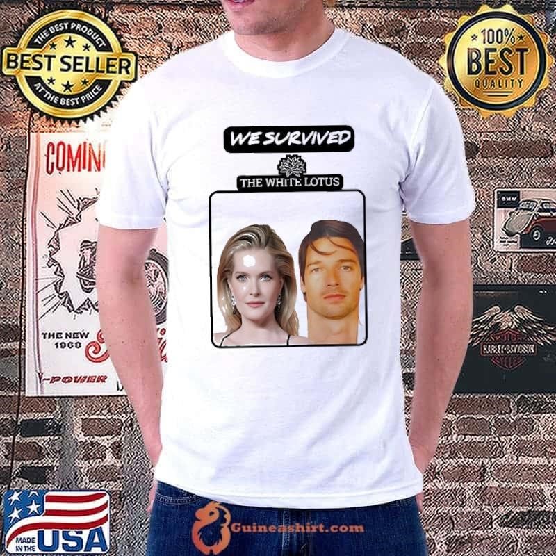 The White Lotus We Survived Cast Characters Minimalist shirt