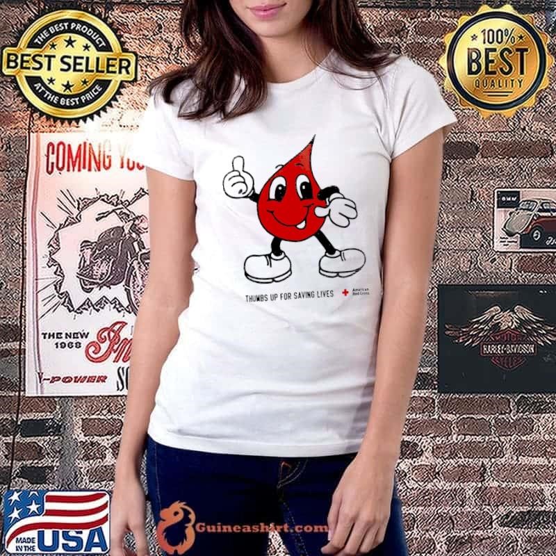 Thumbs up for saving lives American Red Cross mascot Ladiestee