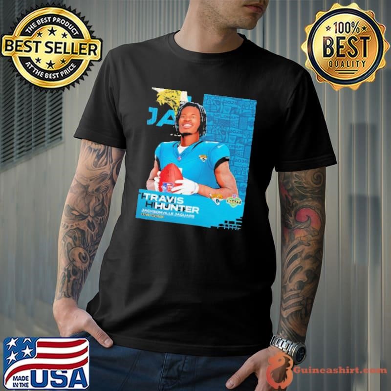 Travis Hunter Jacksonville Jaguars 2025 NFL Draft art Unisex