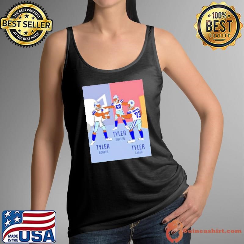 Tyler Booker Tyler Guyton and Tyler Smith 3 Dallas Cowboys Pointing meme shirt