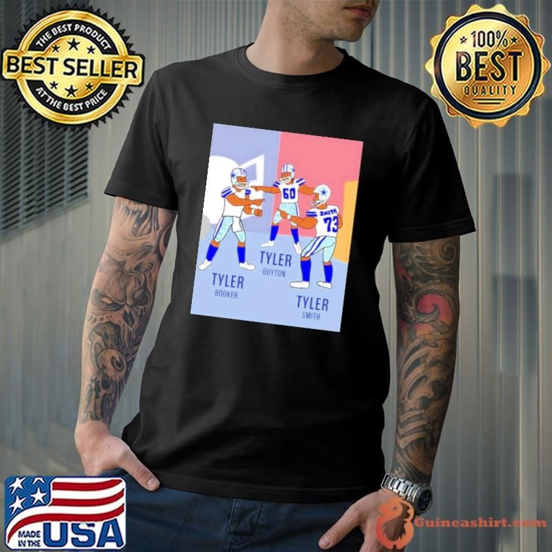 Tyler Booker Tyler Guyton and Tyler Smith 3 Dallas Cowboys Pointing meme Unisex