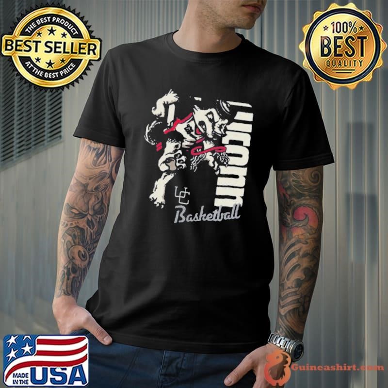 UConn Huskies Comfort Colors Mascot Dunk T Shirt