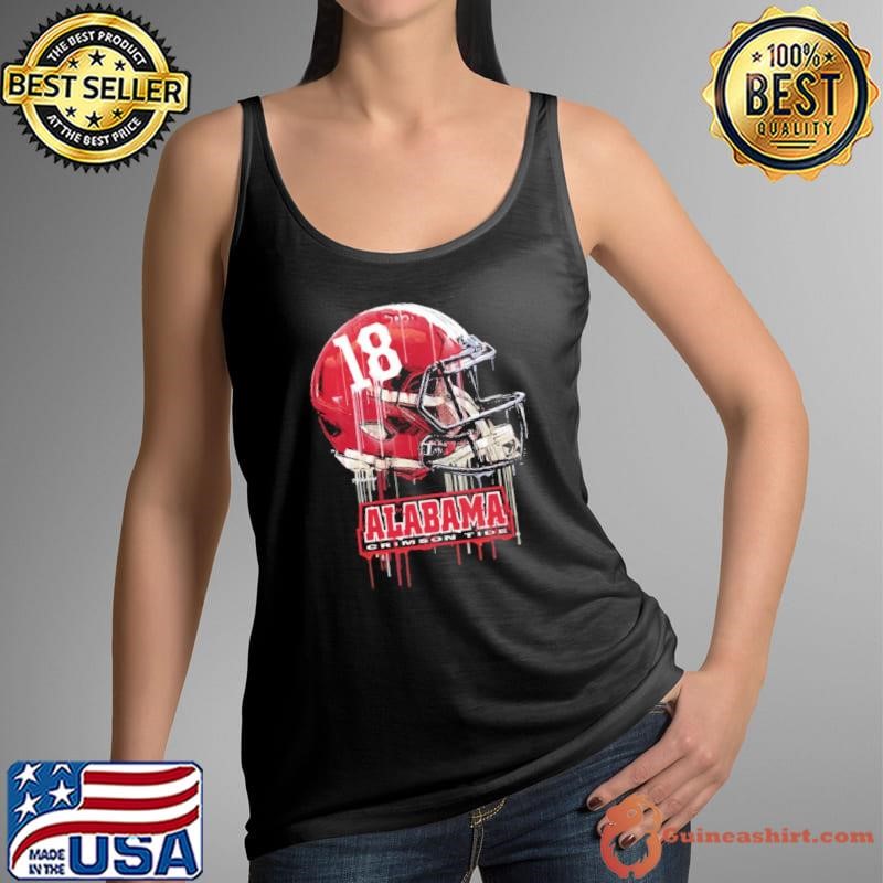 Vive La Fete Alabama Crimson Tide Infant Dripping Football Helmet Shirt