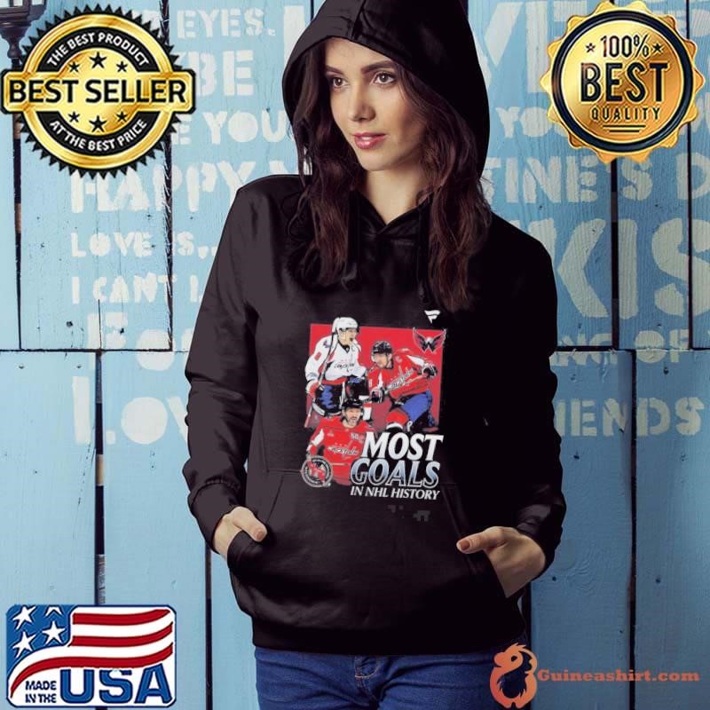 Washington Capitals Alexander Ovechkin Evolution Of 8 Most Goal In NHL History Hoodie