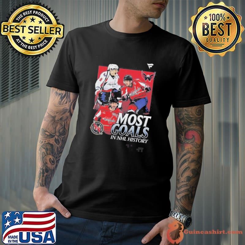 Washington Capitals Alexander Ovechkin Evolution Of 8 Most Goal In NHL History Unisex