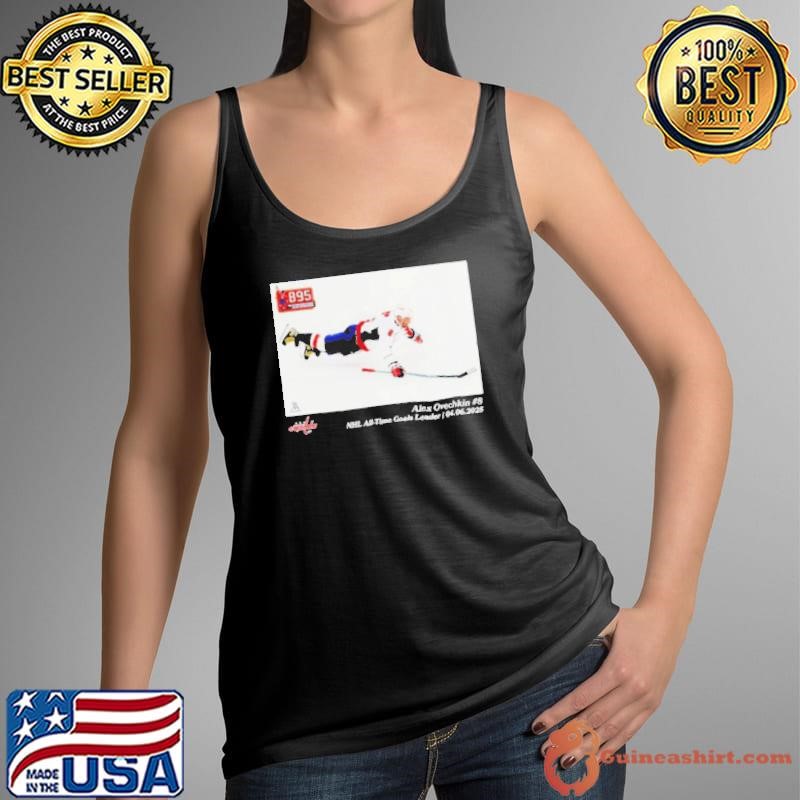 Washington Capitals Alexander Ovechkin NHL All Time Goals Leader Flash Feature shirt