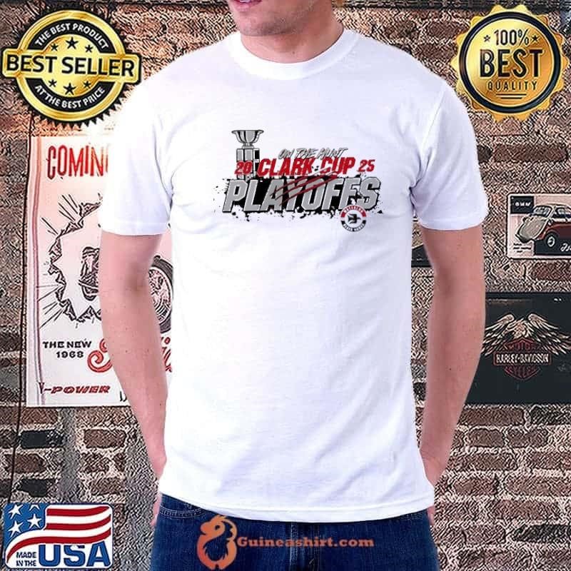 Waterloo Black Hawks one the hunt Clark Cup playoffs 2025 shirt