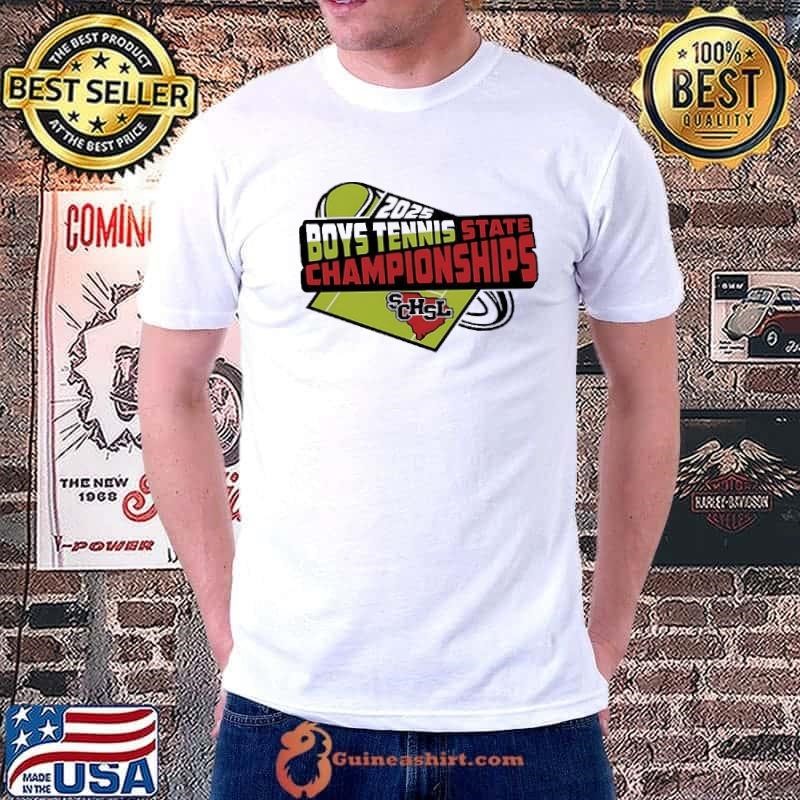 2025 Boys Tennis State Championships SCHSL shirt