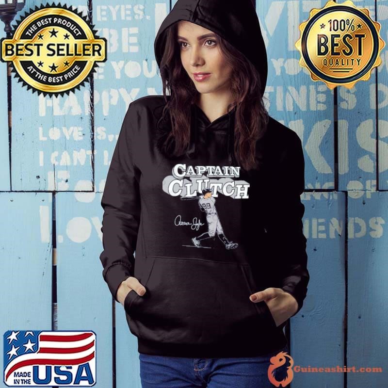 Aaron Judge Captain Clutch Signature American professional baseball outfielder Hoodie