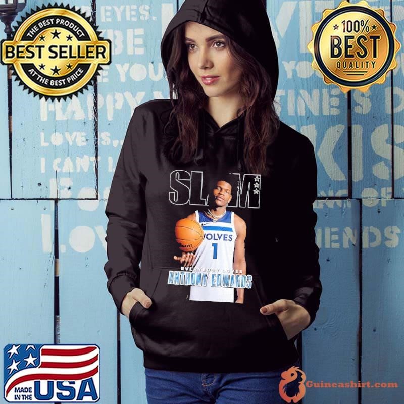 Anthony Edwards Minnesota Timberwolves SLAM cover Hoodie