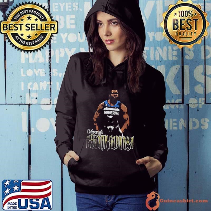 Anthony Edwards Minnesota Timberwolves wolf the iconic Hoodie