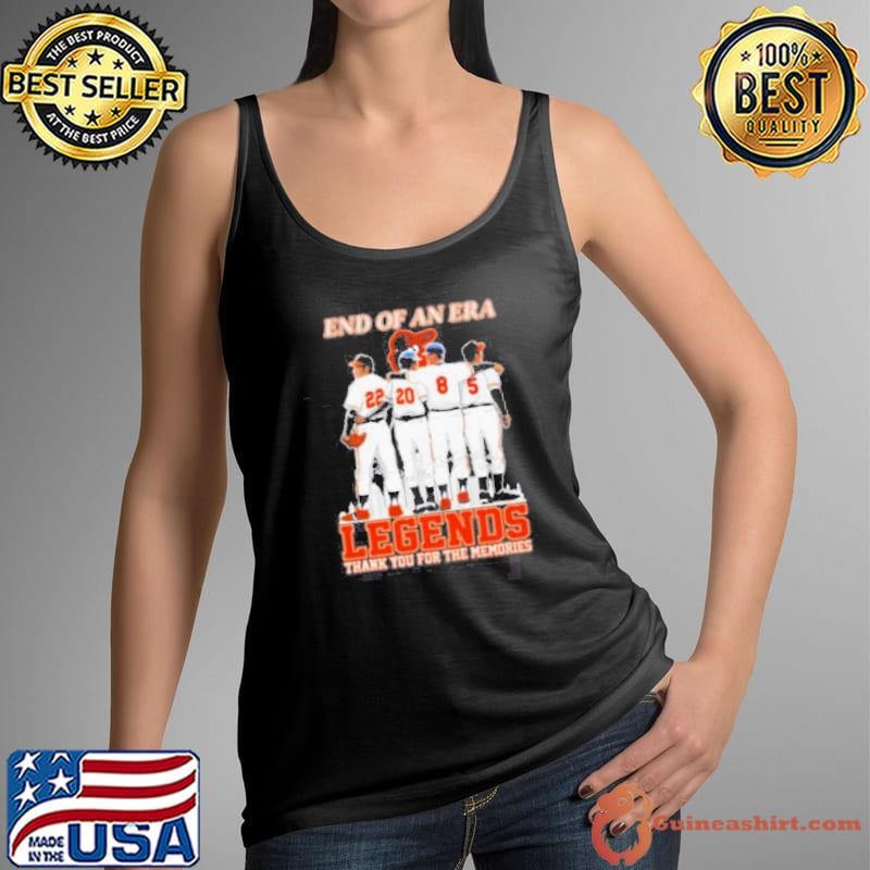 Baltimore Orioles End Of An Era Legends Thank You For The Memories Signatures shirt