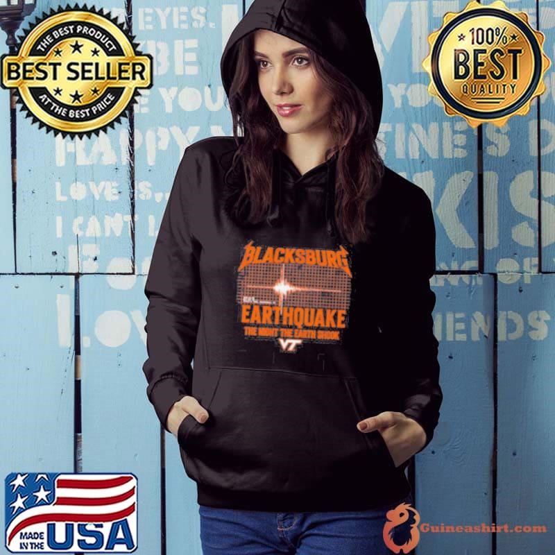 Blacksburg Earthquake Virginia Tech Hoodie