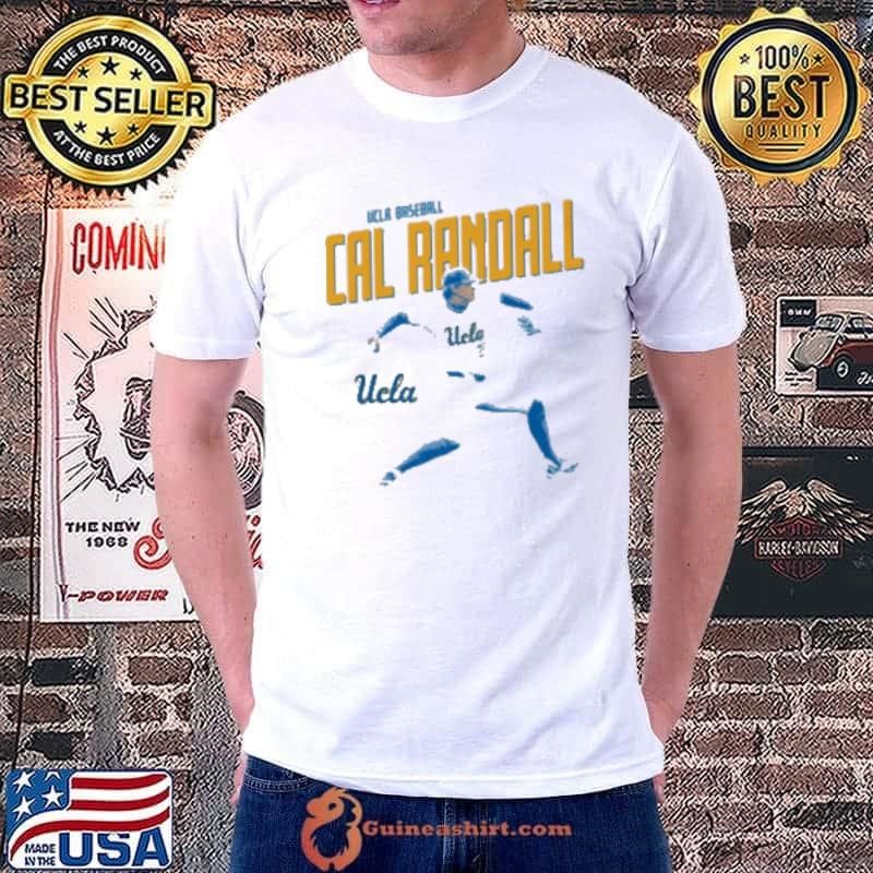 Cal Randall Illustrated UCLA Bruins Baseball NCAA Division I Unisex