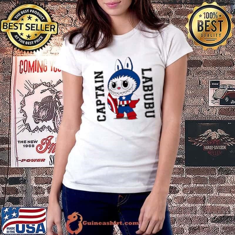 Captain Labubu Labubu Captain America shirt