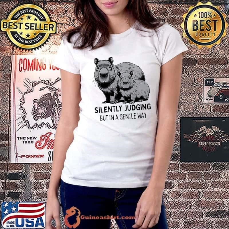 Capybara silently judging but in a gentle way shirt