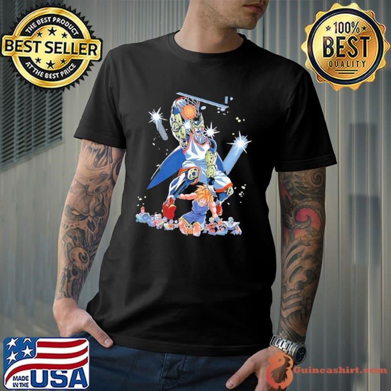 Cell Dragon Ball Z playing basketball slam dunk Unisex