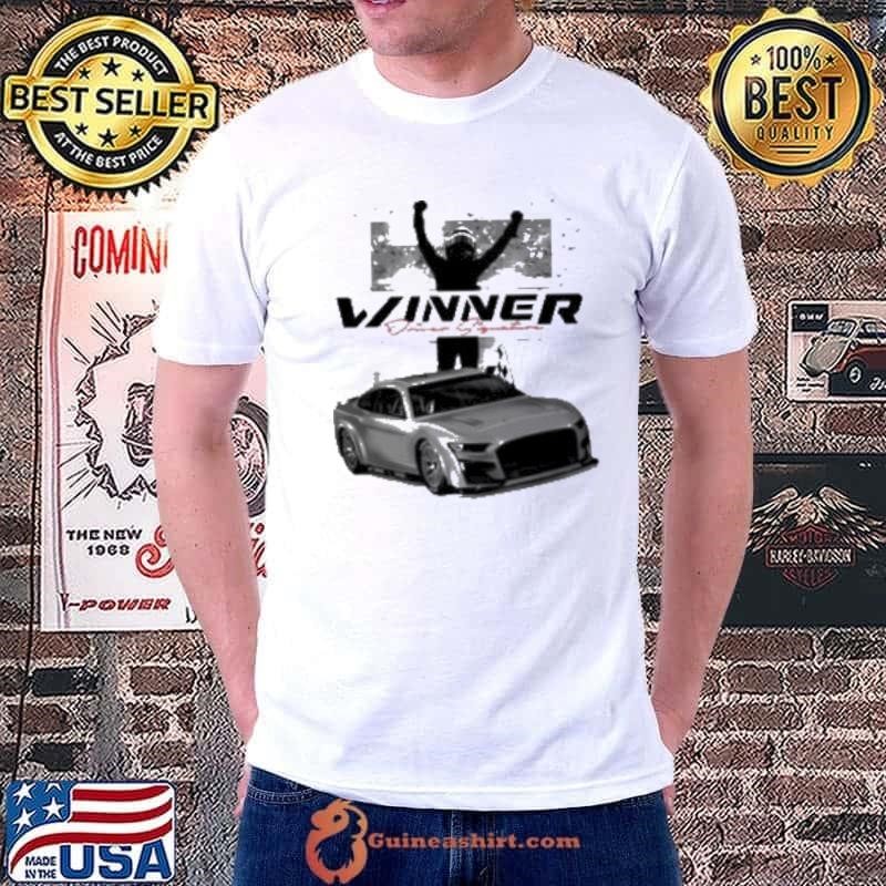 Checkered Flag Sports Joey Logano 2025 Wurth 400 Race Winner Driver Signature Unisex