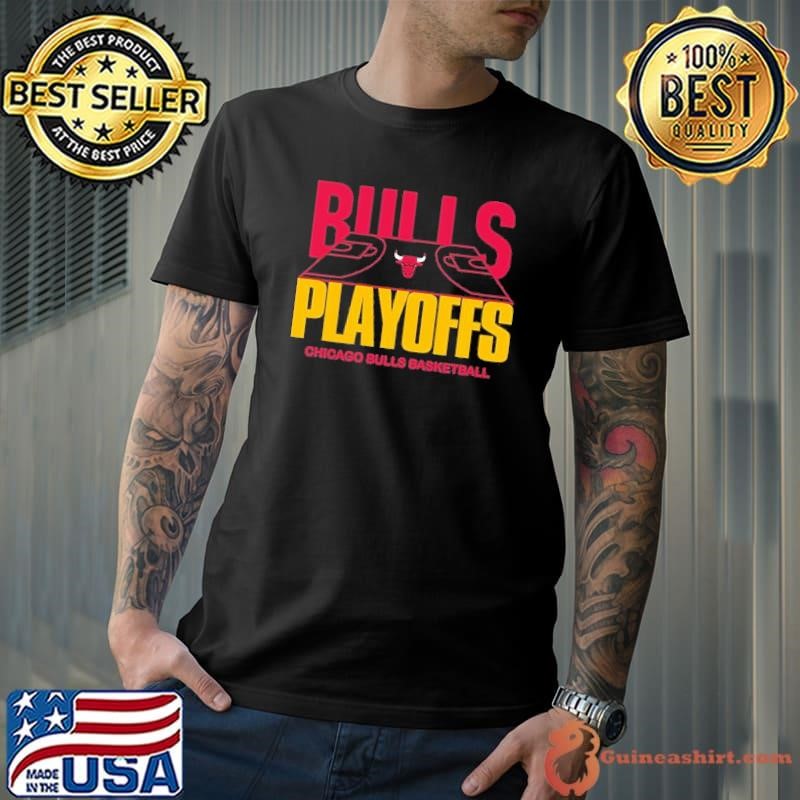 Chicago Bulls basketball court NBA playoffs shirt