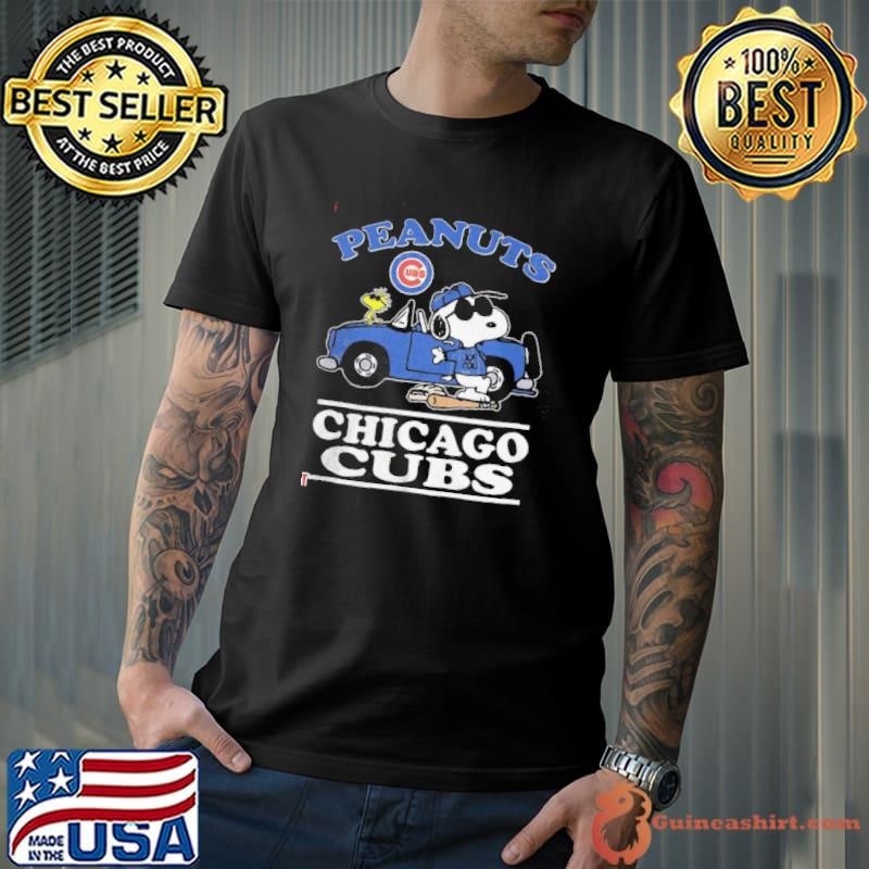 Chicago Cubs Peanuts Snoopy driving car Unisex