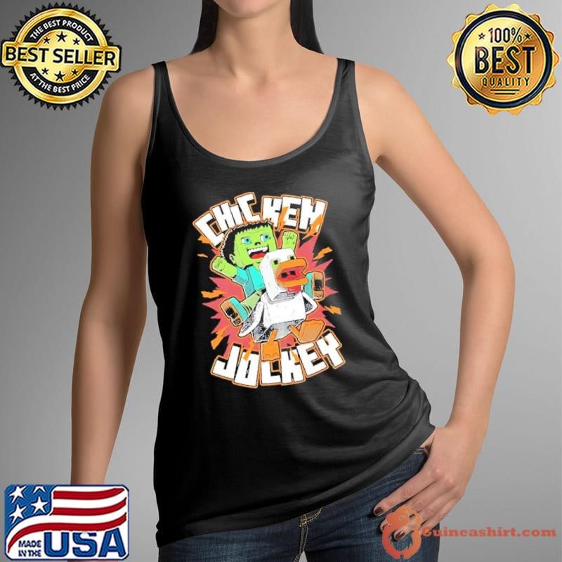 Chicken Jockey cartoon 2025 cute Tank Top