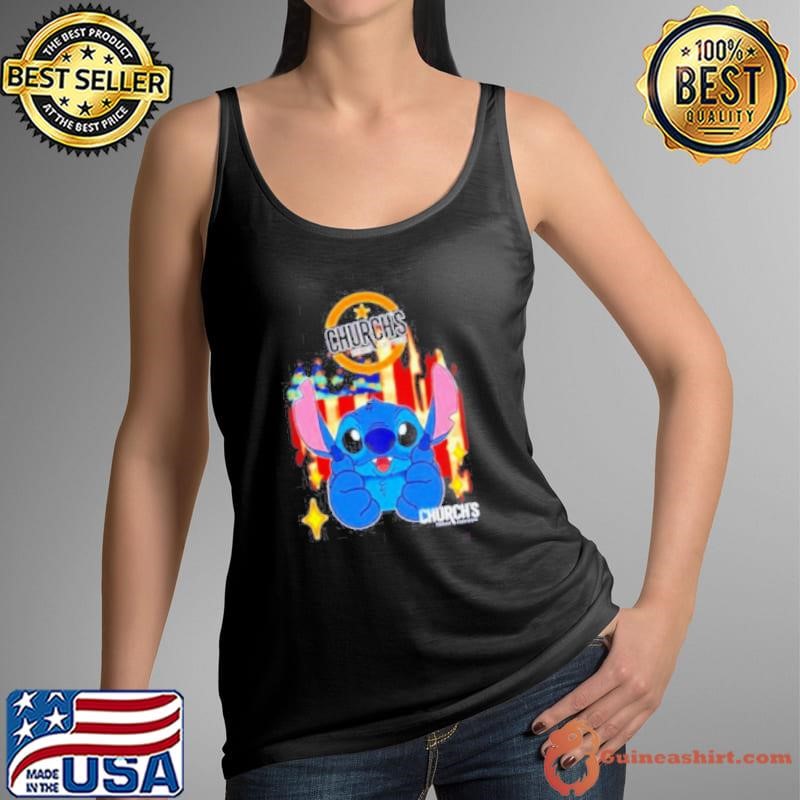 Church’s Texas Chicken Stitch US flag 4th of July Tank Top
