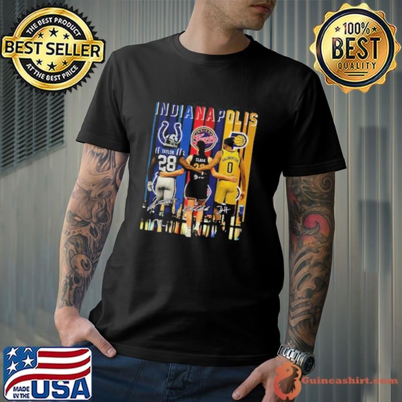 Clark Taylor Haliburton Indianapolis Sports Team players signature Unisex