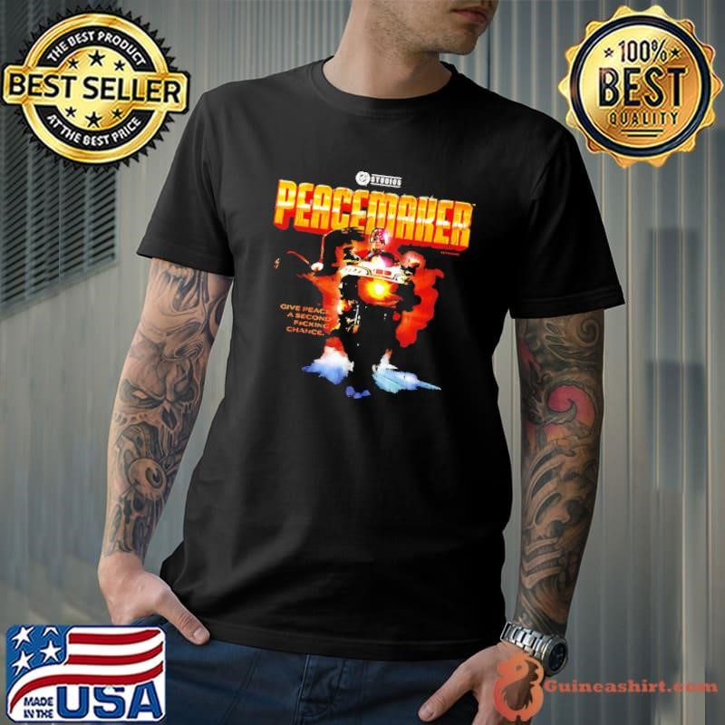 DC Peacemaker give peace a second fucking chance shirt