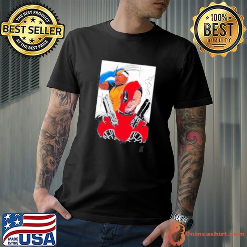 Deadpool and Wolverine Golden State Warriors Gary Payton II and Stephen Curry shirt