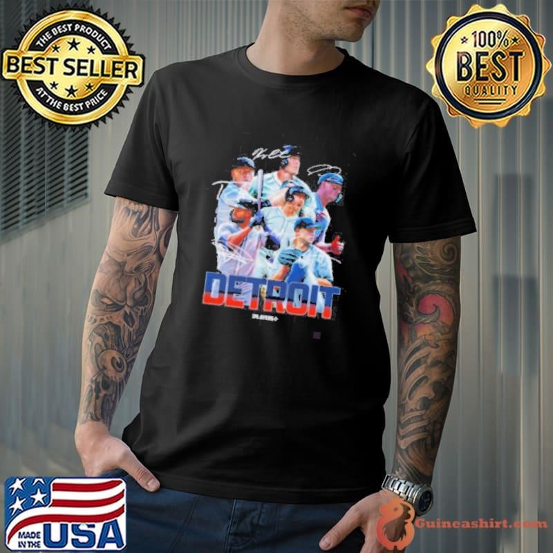 Detroit Tigers MLB Baseball Players Signatures Series 2025 shirt