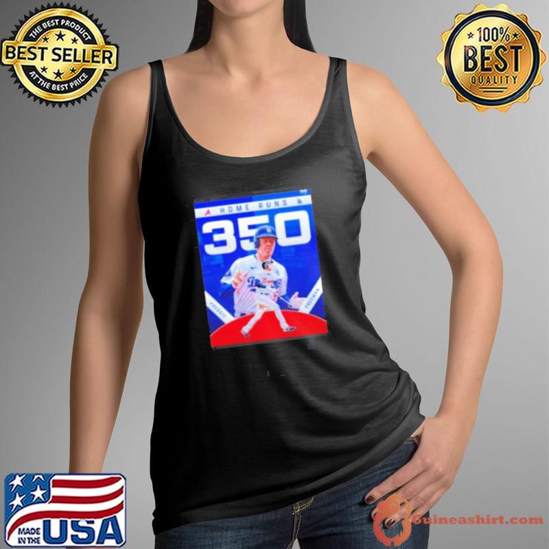 Freddie Freeman Atlanta Braves and LA Dodgers 350 home runs shirt