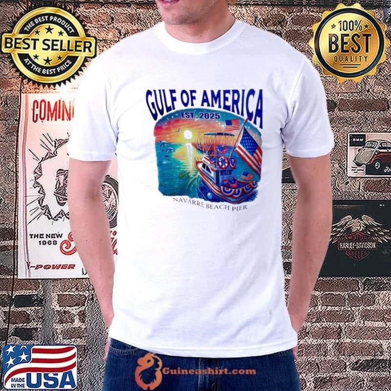 Gulf of America Navarre Beach Pier est 2025 shirt