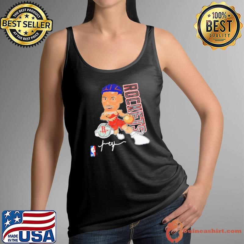 Houston Rockets J. Green signature caricature shirt