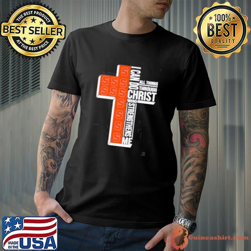I can do all things through Christ who strengthens me Syracuse Orange logo Unisex