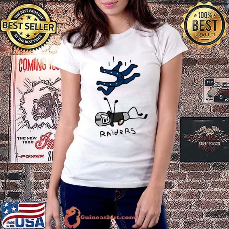 Indianapolis Colts beat Las Vegas Raiders mascot logoshirt