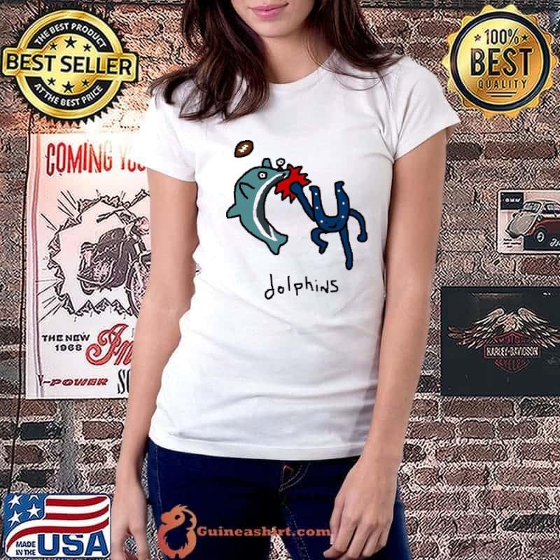 Indianapolis Colts beat Miami Dolphins mascot logo shirt