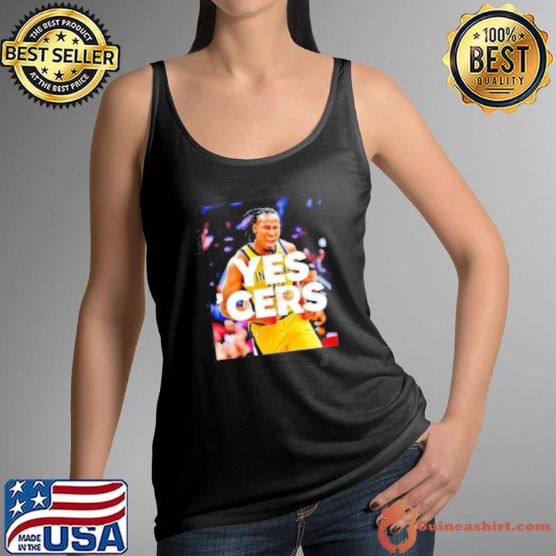 Isaiah Jackson yes ‘Cers shirt
