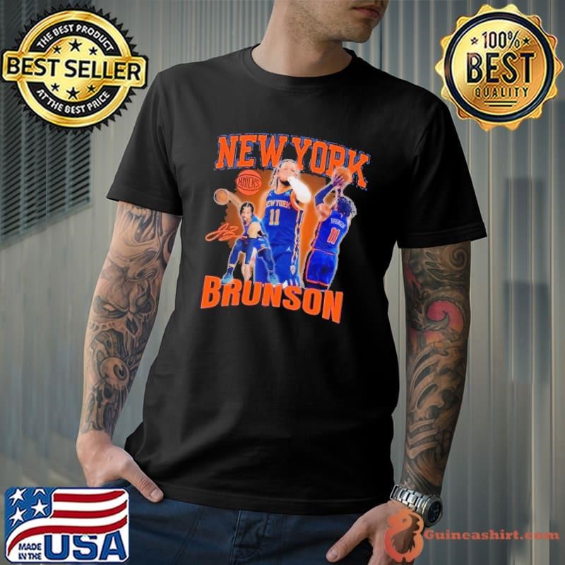 Jalen Brunson New York Knicks NBA Graphic Signature Vintage Unisex