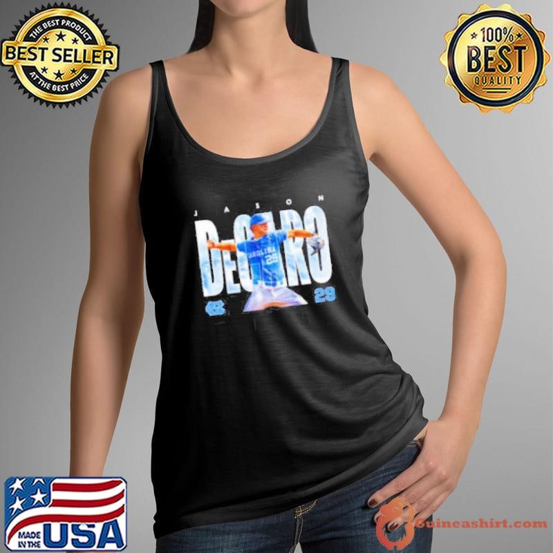Jason DeCaro 29 North Carolina Tar Heels baseball Tank Top