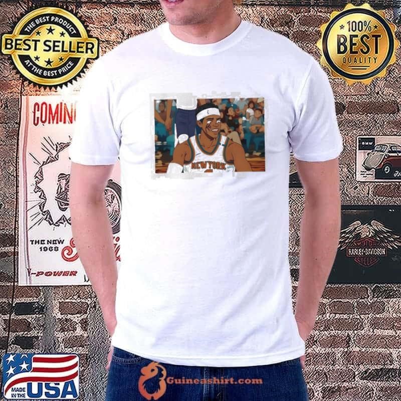 Josh Hart New York Knicks Takes Elbow From Kornet anime Unisex