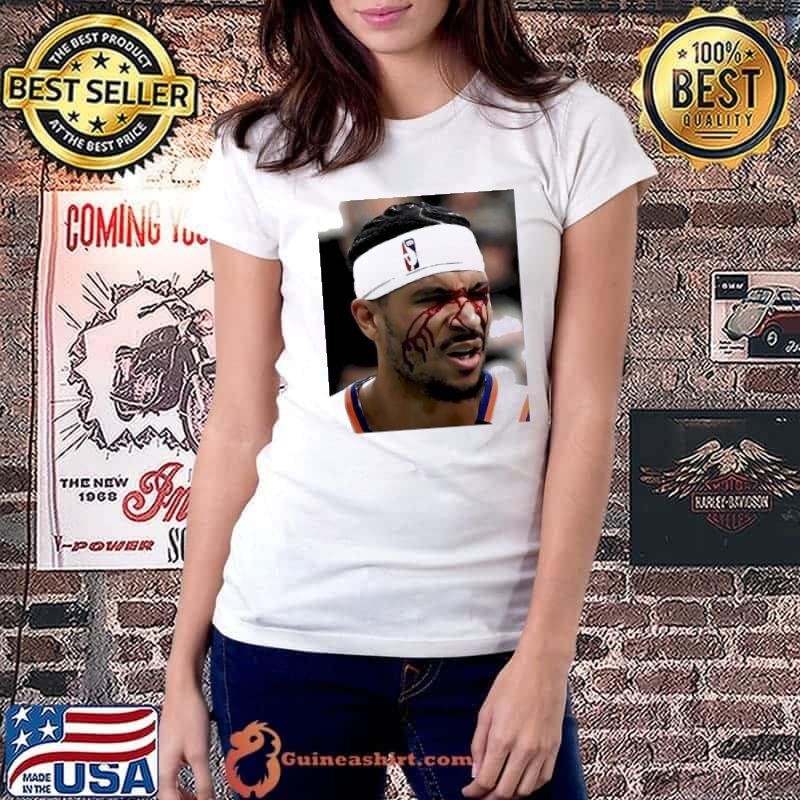 Josh Hart getting elbowed in the face shirt