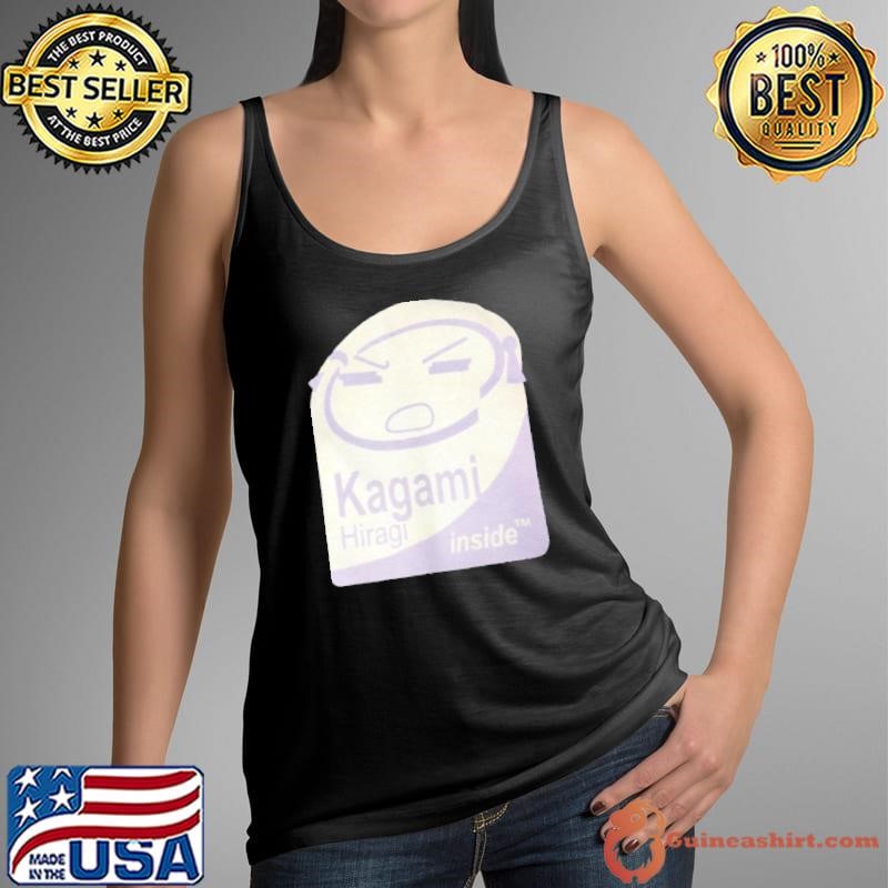 Kagami Hiragi inside shirt