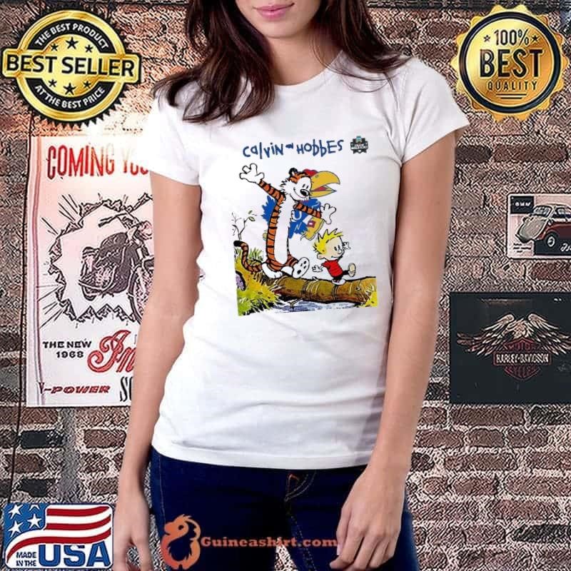 Kansas Jayhawks x Calvin and Hobbes shirt
