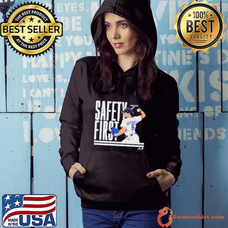Kike Hernandez Safety First Pitching Helmet Los Angeles Dodgers MLB Baseball 2025 Hoodie