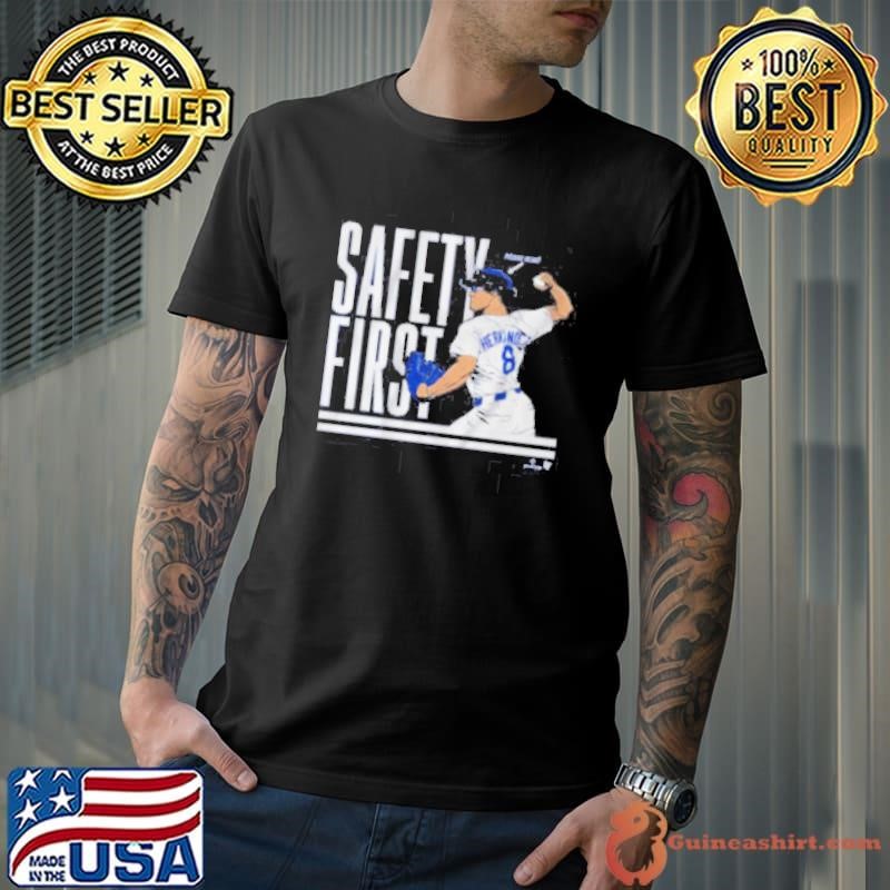 Kike Hernandez Safety First Pitching Helmet Los Angeles Dodgers MLB Baseball 2025 Unisex