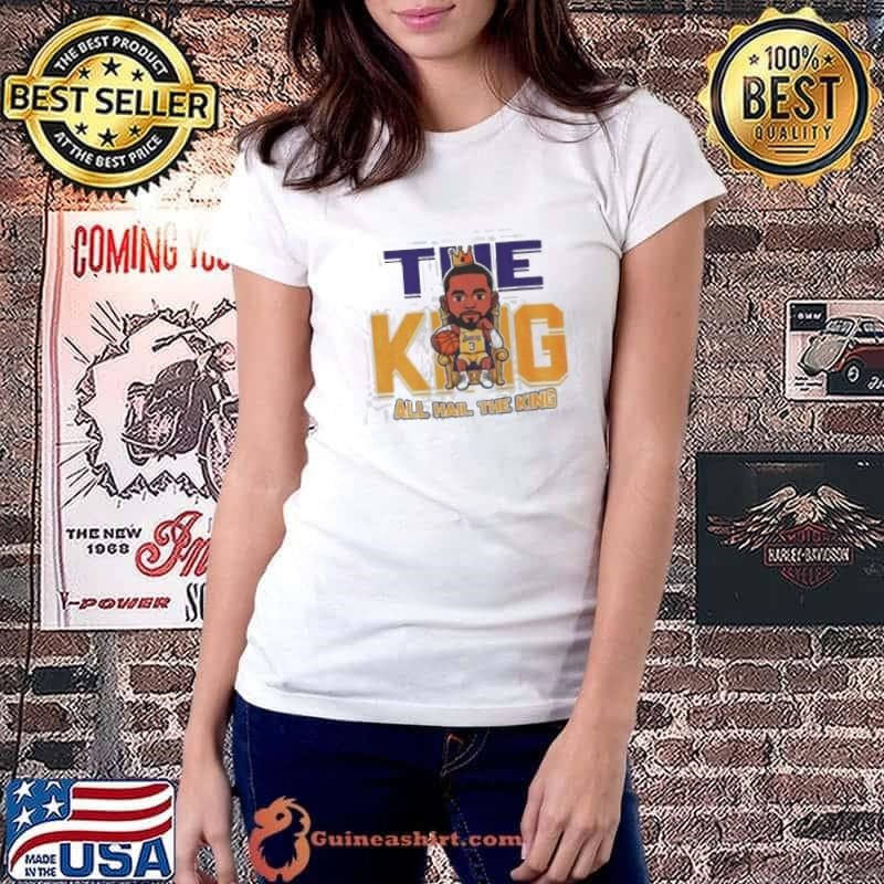 King James Dad Lakers Chibi The King all hail the king Basketball shirt