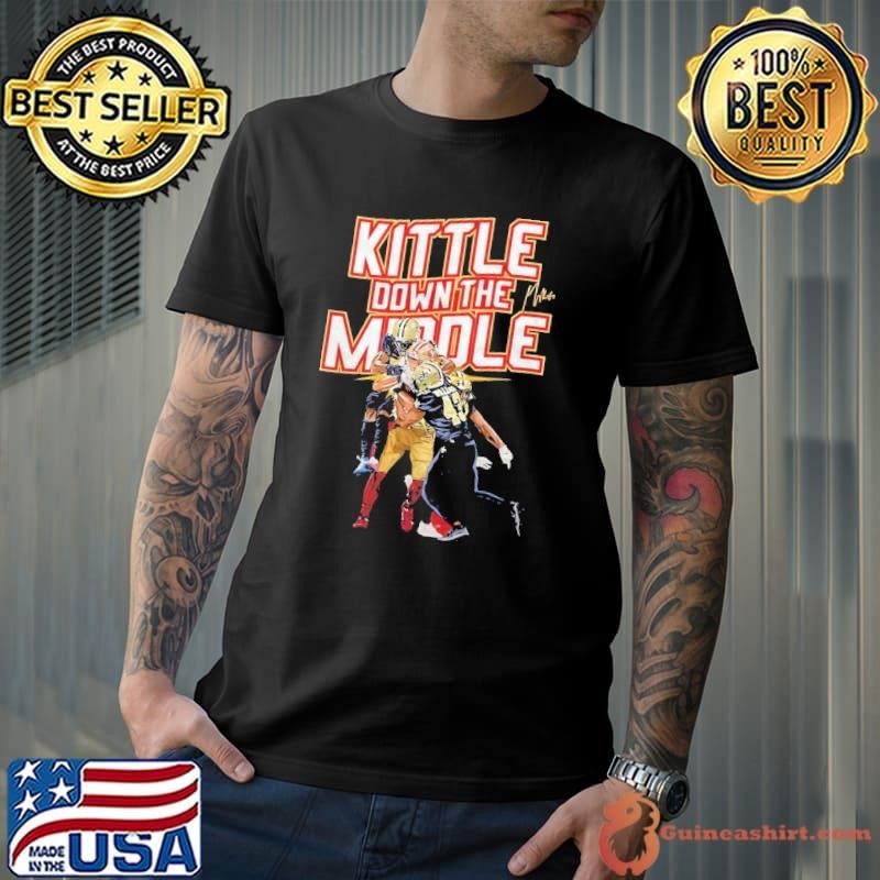 Kittle down the middle signature shirt