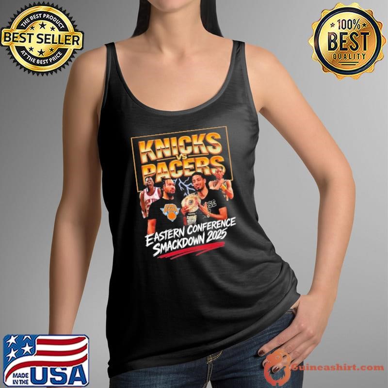 Knicks Vs Pacers Eastern Conference Smackdown 2025 Vintage Bootleg Shirt